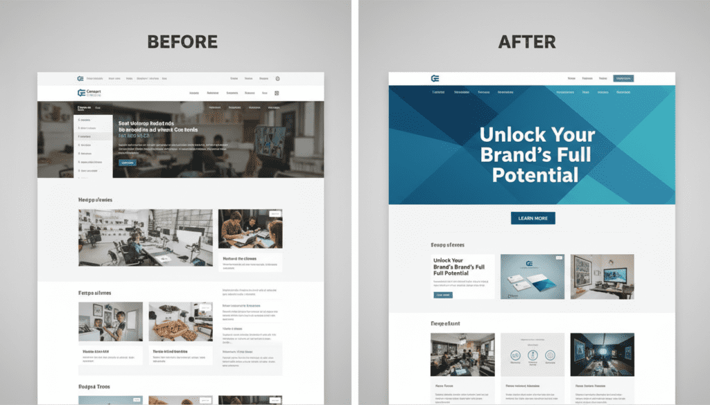 Business owner whose website design mistakes are hurting conversions.